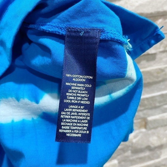 Chaps Tie Dye Short Sleeve Tee - Picture 4 of 6